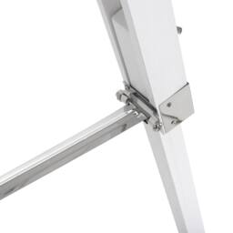 Wyld and Coco Floor Lamp 143cm White Metal Tripod Spotlight Cylindrical Shade - thumbnail 5