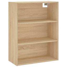 Berkfield Home Highboard Sonoma Oak 69.5x34x180 cm Engineered Wood in Light Tan - thumbnail 5
