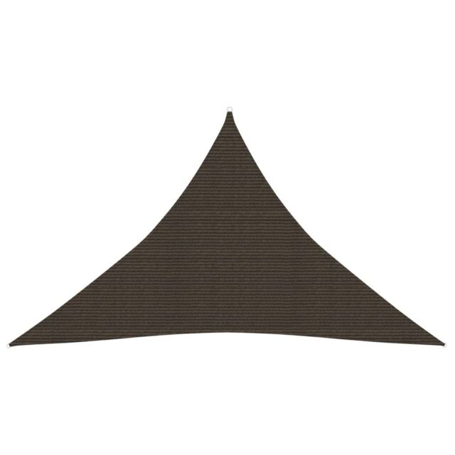 Berkfield Home Sunshade Sail 160 g/m ² Brown 5x5x6 m HDPE - image 1
