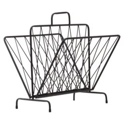 Orsina Avento Two Pocket Magazine Rack in Black