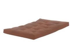 Rest Relax Fibre Foam Filled, Futon Replacement Mattress, Brown - Size: Small Double - thumbnail 2