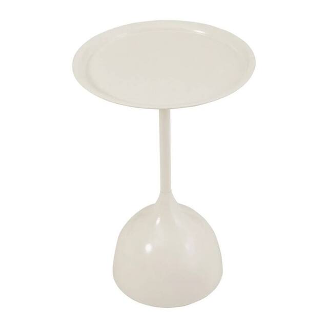 KORVIXA Metal Side End Tray Table Beige - Size: 0.6m2 - image 1