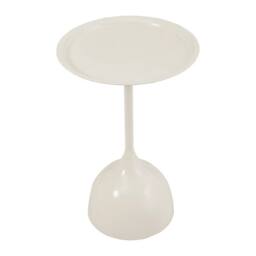 KORVIXA Metal Side End Tray Table Beige - Size: 0.6m2 - thumbnail 1
