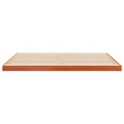 Berkfield Home Bed Frame Frame Wax Brown 180x200 cm Super King Solid Wood Pine - thumbnail 5