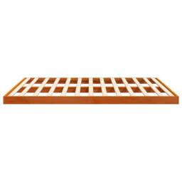 Berkfield Home Bed Frame Frame Wax Brown 180x200 cm Super King Solid Wood Pine - thumbnail 6