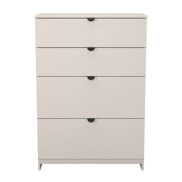 Ready Assembled 2 U Norway 4 Drawer Deep Chest (Ready Assembled) in Taupe - image 1