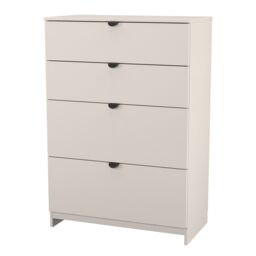 Ready Assembled 2 U Norway 4 Drawer Deep Chest (Ready Assembled) in Taupe - thumbnail 3