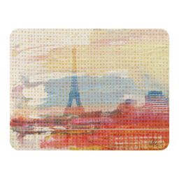 Benjamin Tate Design Hessian Paris Blanket in Natural - Size: 120 cm x 150 cm - thumbnail 1