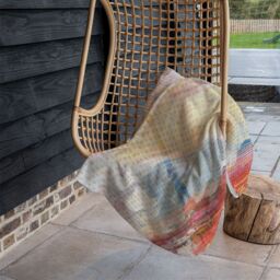Benjamin Tate Design Hessian Paris Blanket in Natural - Size: 120 cm x 150 cm - thumbnail 4