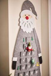 Dibor Grey Santa Giant Christmas Advent Calendar for Kids - thumbnail 2