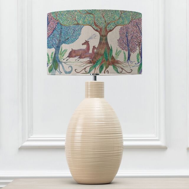Voyage Maison Epona Table Lamp With Willow Woods Eva Lampshade in Cream - image 1