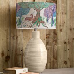 Voyage Maison Epona Table Lamp With Willow Woods Eva Lampshade in Cream - thumbnail 8