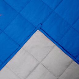 OHS Kids Plain Reversible Weighted Blanket Soft Sensory Sleep Throw in Blue - Size: 100 cm × 150 cm - thumbnail 5