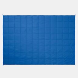 OHS Kids Plain Reversible Weighted Blanket Soft Sensory Sleep Throw in Blue - Size: 100 cm × 150 cm - thumbnail 6