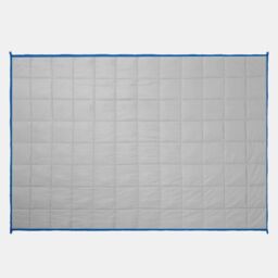 OHS Kids Plain Reversible Weighted Blanket Soft Sensory Sleep Throw in Blue - Size: 100 cm × 150 cm - thumbnail 4