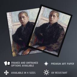 "Artery8 Portrait of Doctor Maurice Girardin Bonnard Wall Art Poster Print - Size: W24"" x H32""" - thumbnail 2