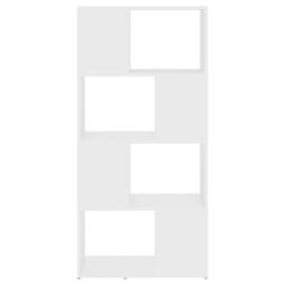Berkfield Home Book Cabinet Room Divider White 60x24x124.5 cm Engineered Wood - thumbnail 5