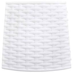 Berkfield Home Christmas Tree Skirt White √ò56x23 cm Plastic - Size: 56x23 cm - thumbnail 5