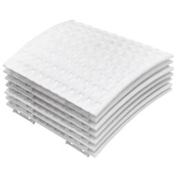 Berkfield Home Christmas Tree Skirt White √ò56x23 cm Plastic - Size: 56x23 cm - thumbnail 3