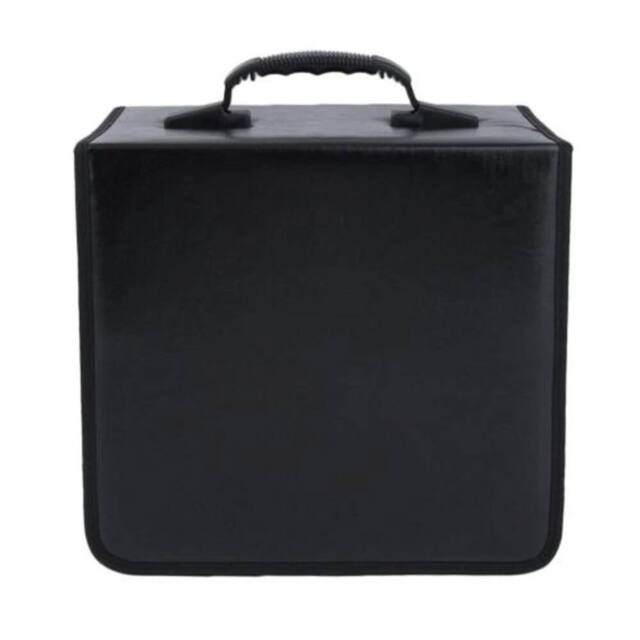 NESTLUNE 400 Disc CD DVD Wallet Storage Case Portable Protector in Black - Size: Large - image 1