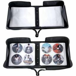 NESTLUNE 400 Disc CD DVD Wallet Storage Case Portable Protector in Black - Size: Large - thumbnail 5