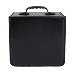 NESTLUNE 400 Disc CD DVD Wallet Storage Case Portable Protector in Black - Size: Large - thumbnail 1