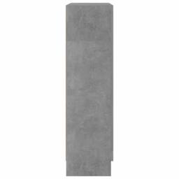 Berkfield Home Vitrine Cabinet Concrete Grey 82.5x30.5x115 cm Engineered Wood - thumbnail 7