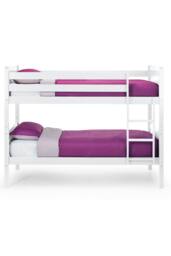 Julian Bowen Bella Bunk Bed in White - Size: Single - thumbnail 4