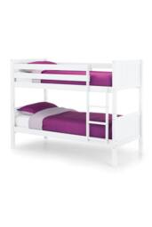 Julian Bowen Bella Bunk Bed in White - Size: Single - thumbnail 2