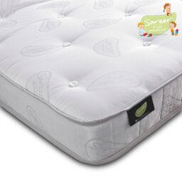Sareer Furniture Limited Kids Aspire Pocket Sprung Mattress in White - Size: Single