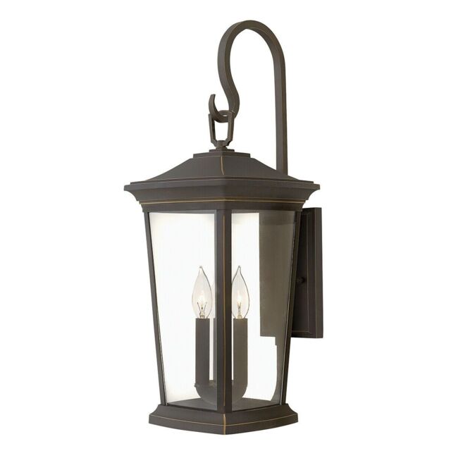 Loops Outdoor IP44 3 Bulb Wall Light Oil Rubbed Bronze LED E14 60W