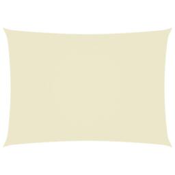 Berkfield Home Sunshade Sail Oxford Fabric Rectangular 5x7 m Cream in Beige