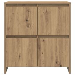 Berkfield Home Sideboard with Door Artisan oak 70 x 41 x 75 cm Engineered wood in Brown - thumbnail 6
