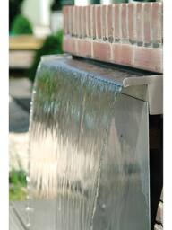 Primrose Stainless Steel Sheer Descent Waterfall Cascade Rear Supply 120cm in Silver - thumbnail 5