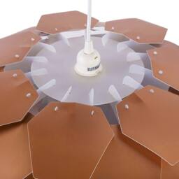 Wyld and Coco Copper Pine Cone Pendant Lamp with Globe Shade - thumbnail 6
