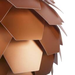 Wyld and Coco Copper Pine Cone Pendant Lamp with Globe Shade - thumbnail 5
