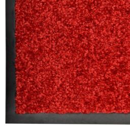 Berkfield Home Doormat Washable Red 120x180 cm - thumbnail 5