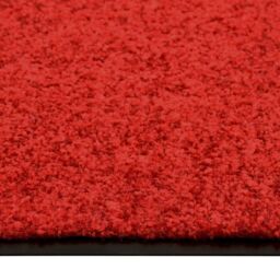 Berkfield Home Doormat Washable Red 120x180 cm - thumbnail 3