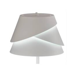 Netlighting Alboran Table Lamp 1x40W (No Inc) Alumimium Iron in White - thumbnail 4