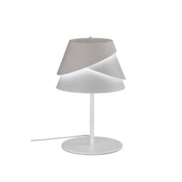 Netlighting Alboran Table Lamp 1x40W (No Inc) Alumimium Iron in White - thumbnail 1