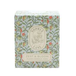 Sophia Lane Zest & Bloom Floral Candle - 100g in Green - thumbnail 8