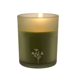 Sophia Lane Zest & Bloom Floral Candle - 100g in Green - thumbnail 4