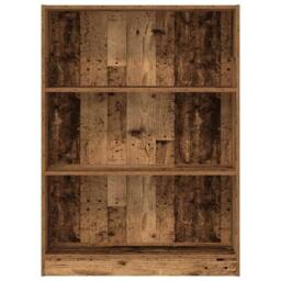 Berkfield Home Decorative Bookcase Old Wood 80x24x109 cm Engineered Wood in Brown - Size: 80 x 24 x 109 cm - thumbnail 5
