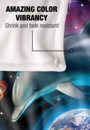 JQ Licensing Royce Mcclure Dolphin Universe Silky Touch Super Soft Throw Blanket 152 X 127 cm in White - thumbnail 4