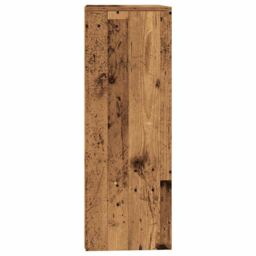 Berkfield Home Sideboard with 6 Drawers Old Wood 50x34x96 cm Engineered Wood in Brown - Size: 50 x 34 x 96 cm - thumbnail 5