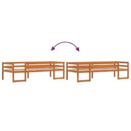 Berkfield Home Kids' Bed Frame without Mattress Wax Brown 90x190 cm Single - thumbnail 8