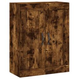 Berkfield Home Highboard Smoked Oak 69.5x34x180 cm Engineered Wood in Brown - thumbnail 5