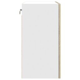 Berkfield Home Wall Mounted Cabinet Lyon Sonoma Oak 50x31x60 cm Engineered Wood in Brown - Size: 50 x 31 x 60 cm - thumbnail 6