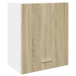 Berkfield Home Wall Mounted Cabinet Lyon Sonoma Oak 50x31x60 cm Engineered Wood in Brown - Size: 50 x 31 x 60 cm - thumbnail 2