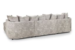 Snugg Furniture UK Limited London U Shape Scatter Back Corner Sofa in Light Beige - thumbnail 4